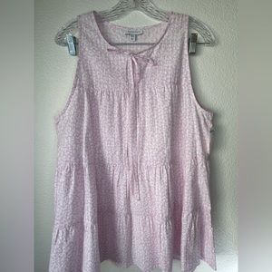 RUFFLE SPIT NECK SLEEVELESS TOP / TOPSHOP